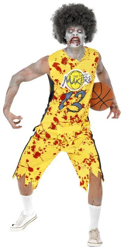 Jugador de Baloncesto Zombie Halloween Smiffys